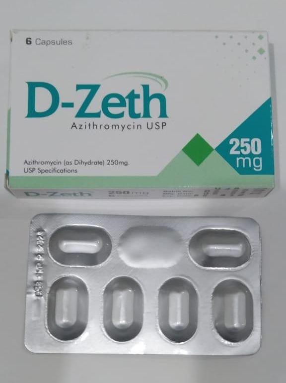 D-Zeth 250 mg (Azithromycin) pack, Delta Pharma